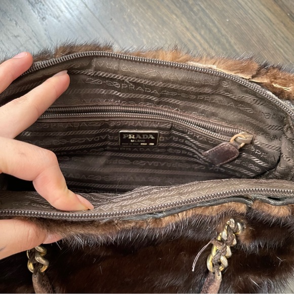 Vintage Fur Prada Bag Circa 1970/80s - Picture 3 of 5